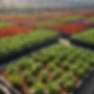 Applications of Shallow Grow Trays in Horticulture Infographic depicting various applications of shallow grow trays in modern horticulture.