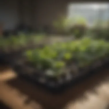 Comparison of Shallow and Deep Grow Trays Illustration comparing shallow grow trays with deep trays, showcasing their unique advantages.