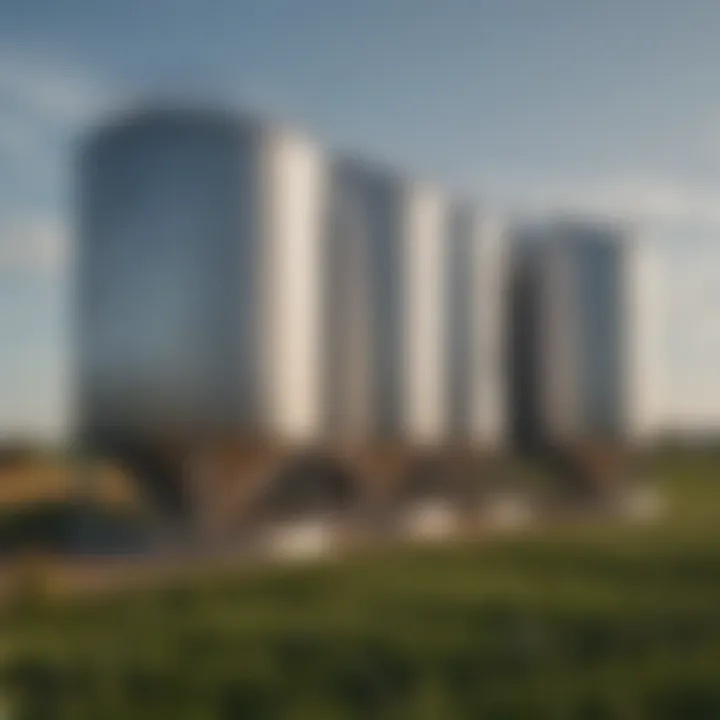 Installation of aluminum water tanks on a farm