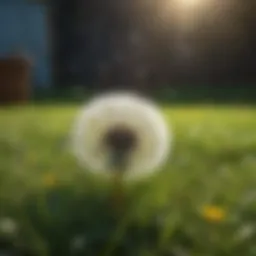 Effective lawn spray targeting dandelions