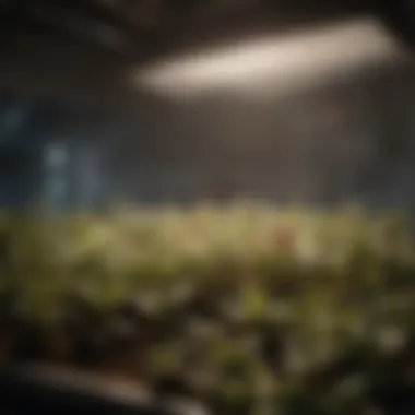 Diagram explaining the benefits of LED grow lights
