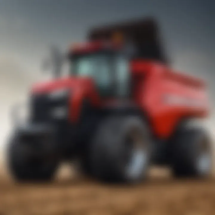 Close-up of the advanced features of Case IH high-speed disk