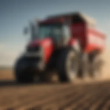 Case IH high-speed disk in action on a field