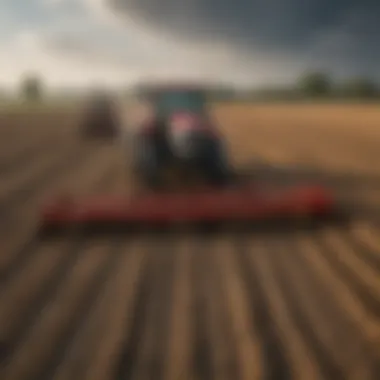 Comparison of Case IH tillage systems with other methods in a field