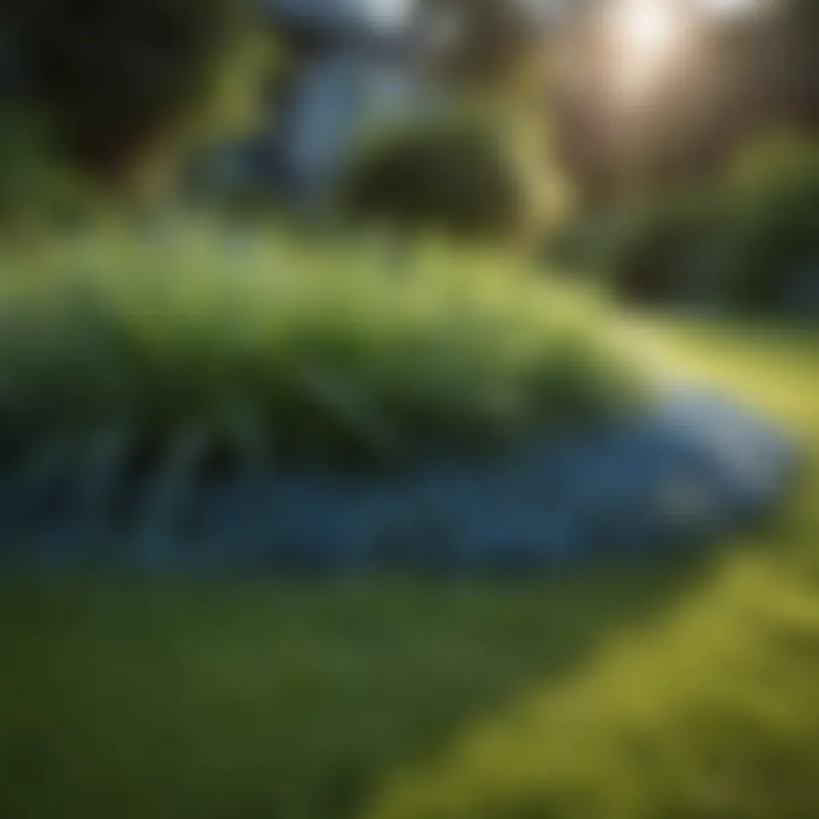 Vibrant CitraBlue St. Augustine grass in a well-maintained lawn