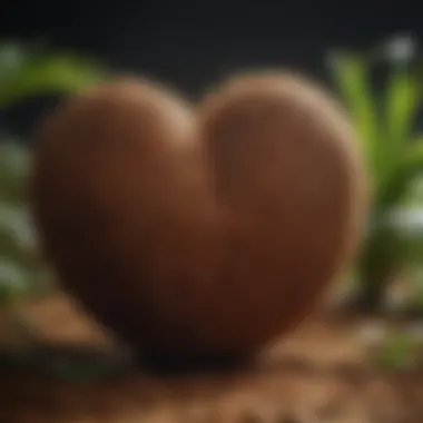 Coconut Coir: The Heart of Hydroponics Close-up of coconut coir utilized in hydroponics