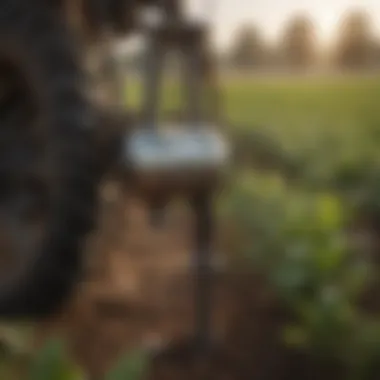 Cocosoya pump in action in a field