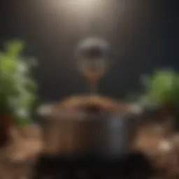 High-quality compost tea brewing setup