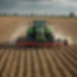 JD Swather showcasing advanced cutting technology in a field