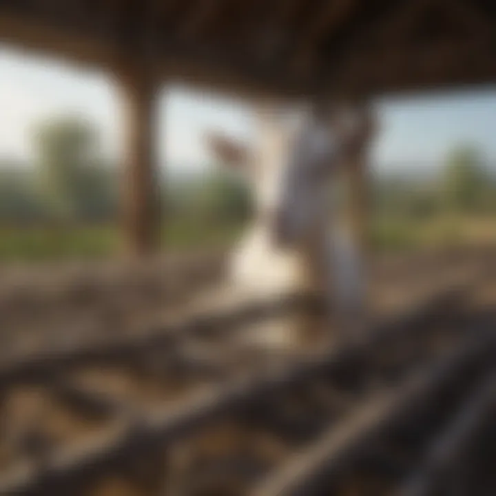 Construction materials of goat bottle feeding racks