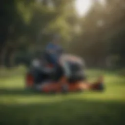 Bobcat Zero Turn Mower in action on a lawn