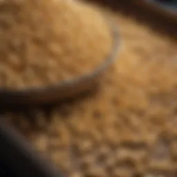 Detailed view of a popcorn sifting table showcasing its intricate design