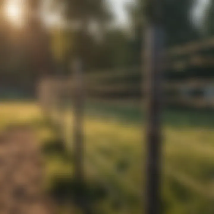 Different types of electric fence materials