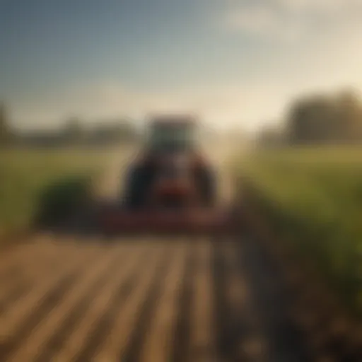 Advanced corn harvesting machine in action