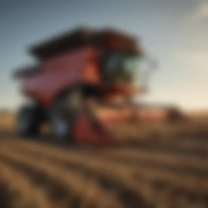 Efficient corn harvesting techniques used in the field