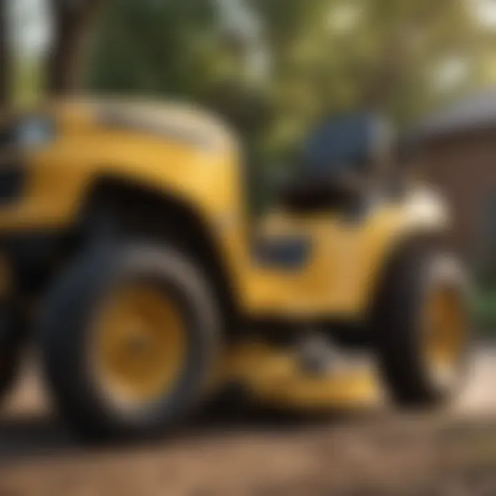 Maintenance tools and equipment for Cub Cadet lawn tractors