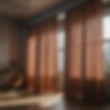 Functional curtain partitions in open office environment