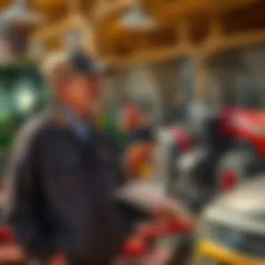 Consultation with Schulte Dealer Customer interacting with a Schulte dealer for service advice