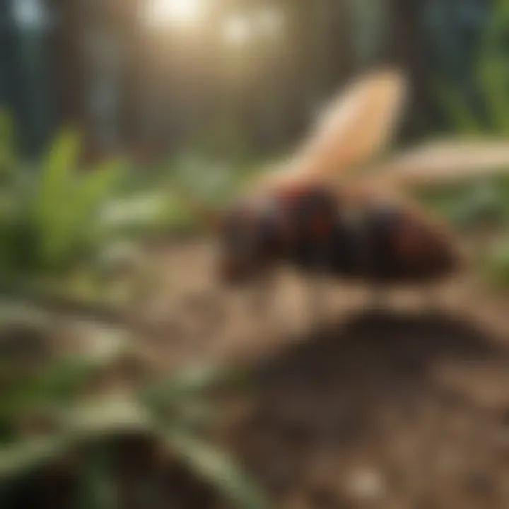 Visual representation of the effectiveness of Demon insecticide against various pests