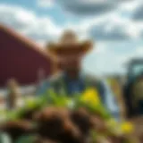 Visual representation of agricultural financing benefits