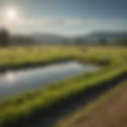 Vibrant pastureland where Eel River cattle graze, showcasing sustainable farming practices.