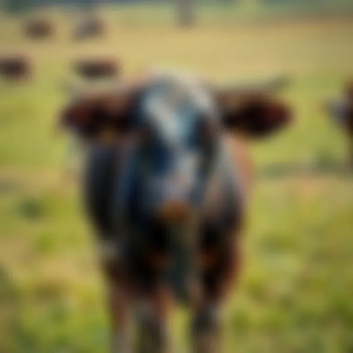 A serene pasture with minimal fly presence