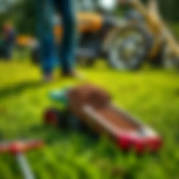 Lawn maintenance tools and practices