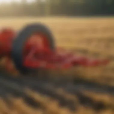Enorossi Hay Rake Optimizing Hay Production Enorossi hay rake in action on a field