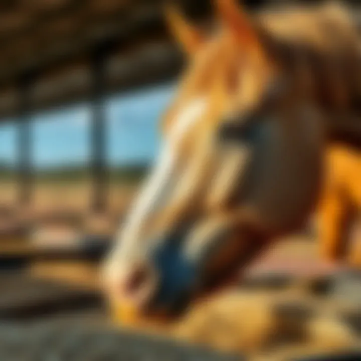 Enhancing Equine Diet with Wheat Germ Oil Equine feeding time with wheat germ oil drizzled on feed