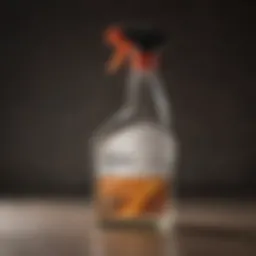 Detailed view of EquiShield IBH Spray bottle showcasing its formulation.
