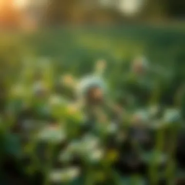 E. coli's Role in Agriculture Diagram showcasing the role of E. coli in agricultural ecosystems and its significance in soil health