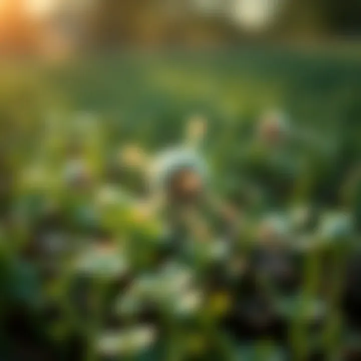 E. coli's Role in Agriculture Diagram showcasing the role of E. coli in agricultural ecosystems and its significance in soil health