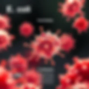 E. coli and Food Safety Infographic illustrating the impact of E. coli on food safety and public health measures