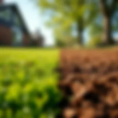 DIY vs Professional Sod Installation Side-by-side comparison of DIY and professional sod installation.