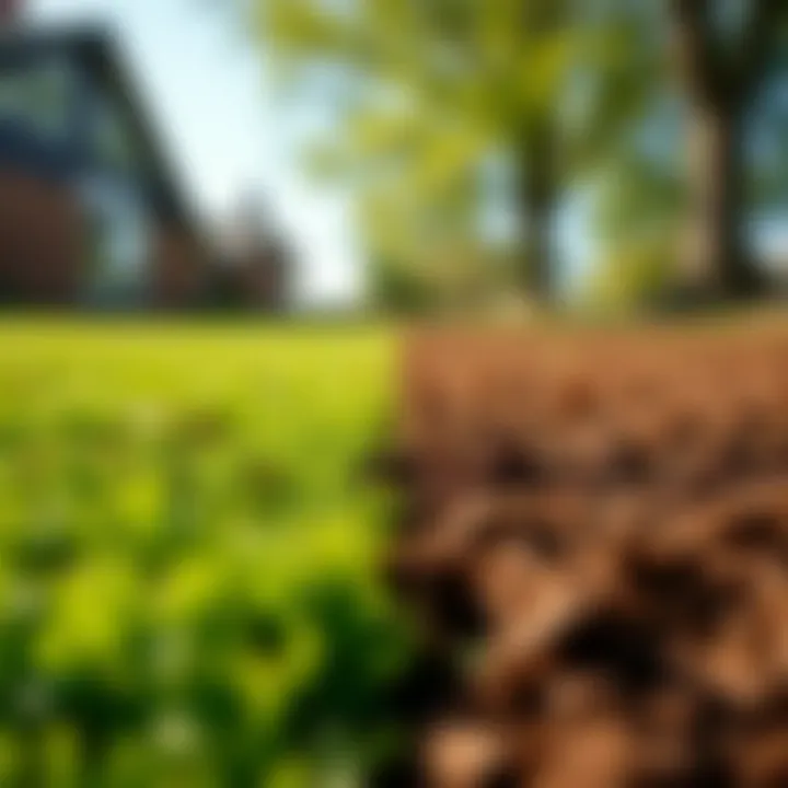 DIY vs Professional Sod Installation Side-by-side comparison of DIY and professional sod installation.