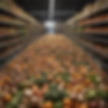 Food Waste Statistics in Supermarkets A thought-provoking infographic illustrating food waste statistics in supermarkets