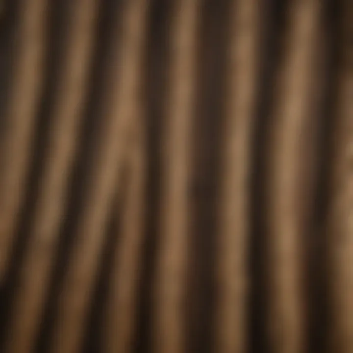Different types of balebind twine displayed on a wooden surface