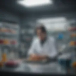 A laboratory setup showcasing innovative food microbiology experiments