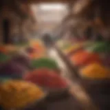 Vibrant Moroccan markets showcasing fresh produce