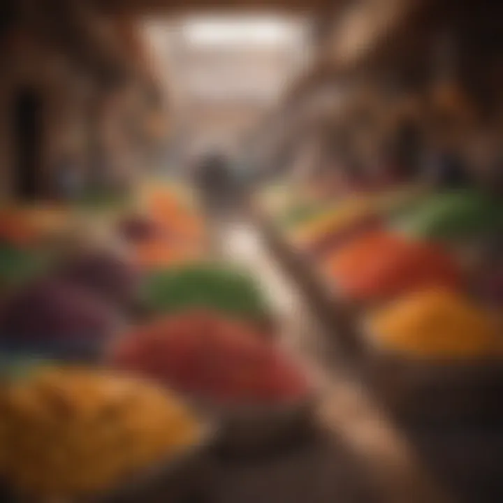 Vibrant Moroccan markets showcasing fresh produce