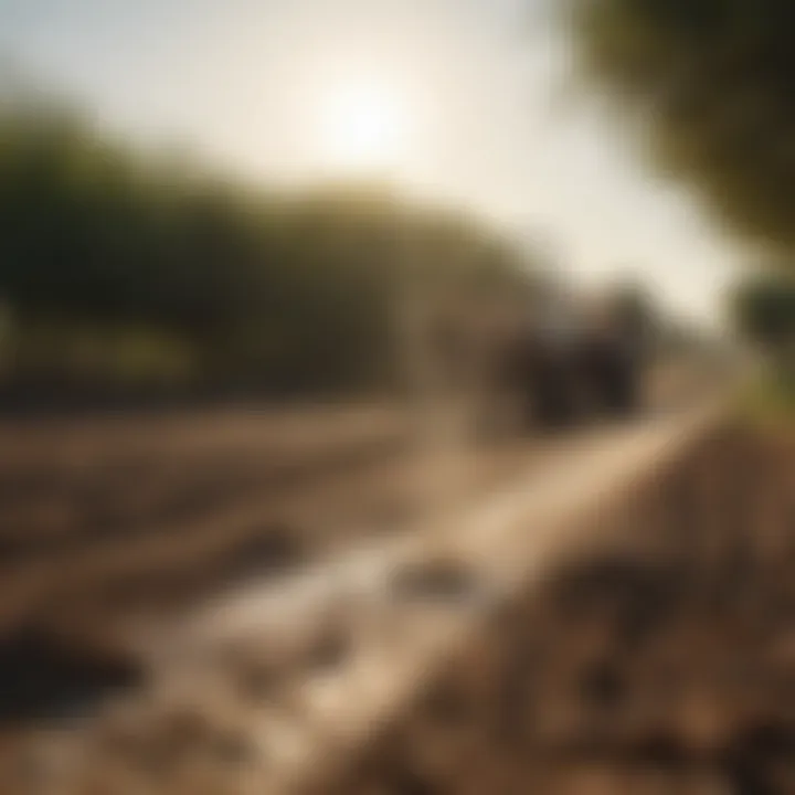 Innovative irrigation techniques for dryland farming.