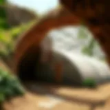 Innovative earthen greenhouse showcasing natural materials and design