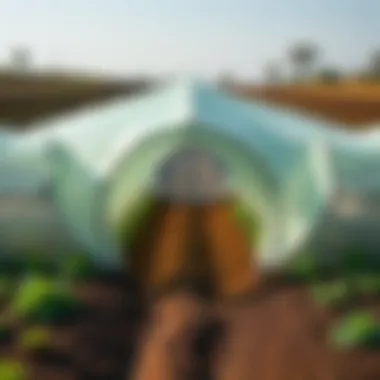 Sustainability Benefits of Earthen Greenhouses Visual representation of the benefits of earthen greenhouses for sustainability
