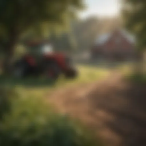 Vibrant farm landscape in Nashville
