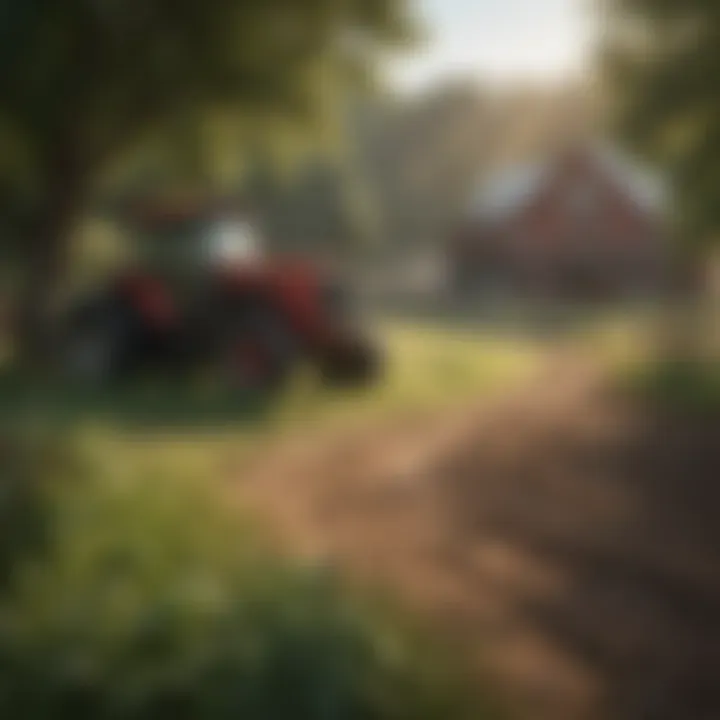 Vibrant farm landscape in Nashville