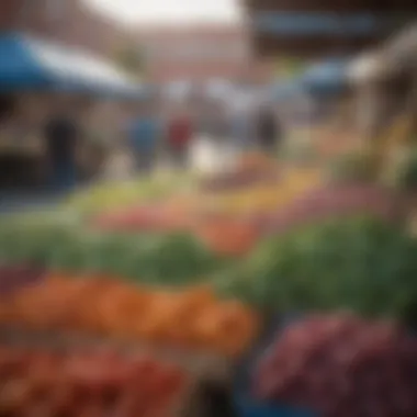 Local Farmers Market Showcasing Fresh Produce Local farmers market showcasing fresh produce