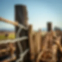 Variety of fencing materials for agricultural use