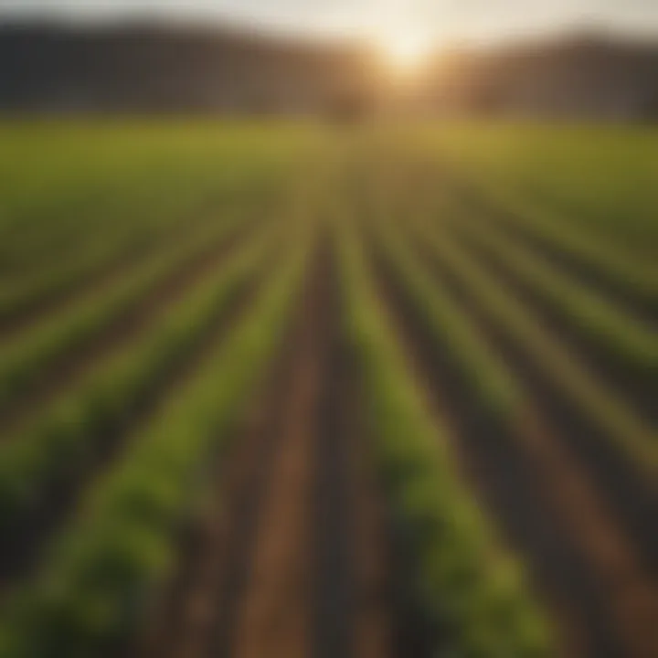 Scenic view of California farmland showcasing diverse crops