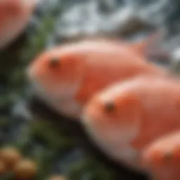 Detailed representation of Fish Mox and Fish Flex packaging