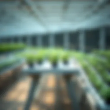 Innovative Plant Table Design Innovative design of a plant table integrating space efficiency and accessibility